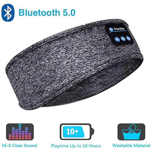 2-In-1 Bluetooth Running Headband and Sleep Mask Headphones