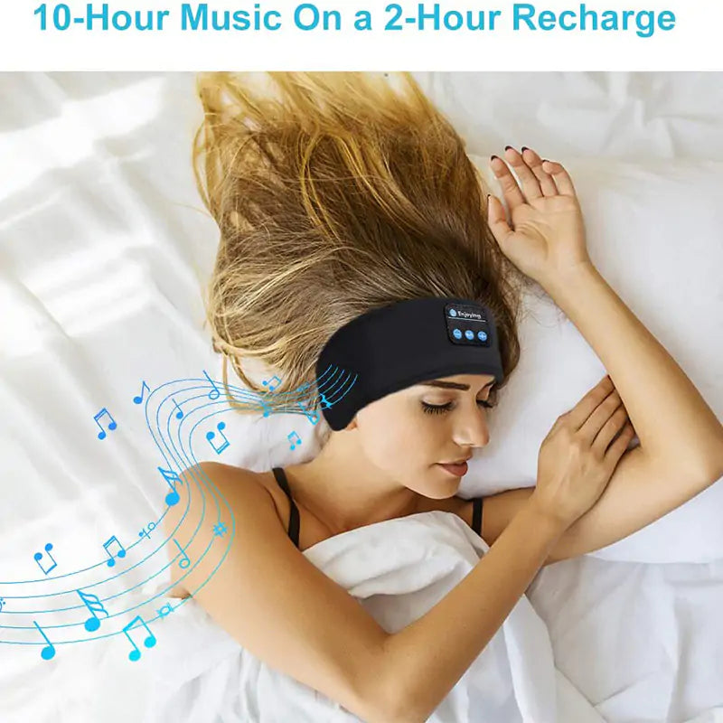 2-In-1 Bluetooth Running Headband and Sleep Mask Headphones