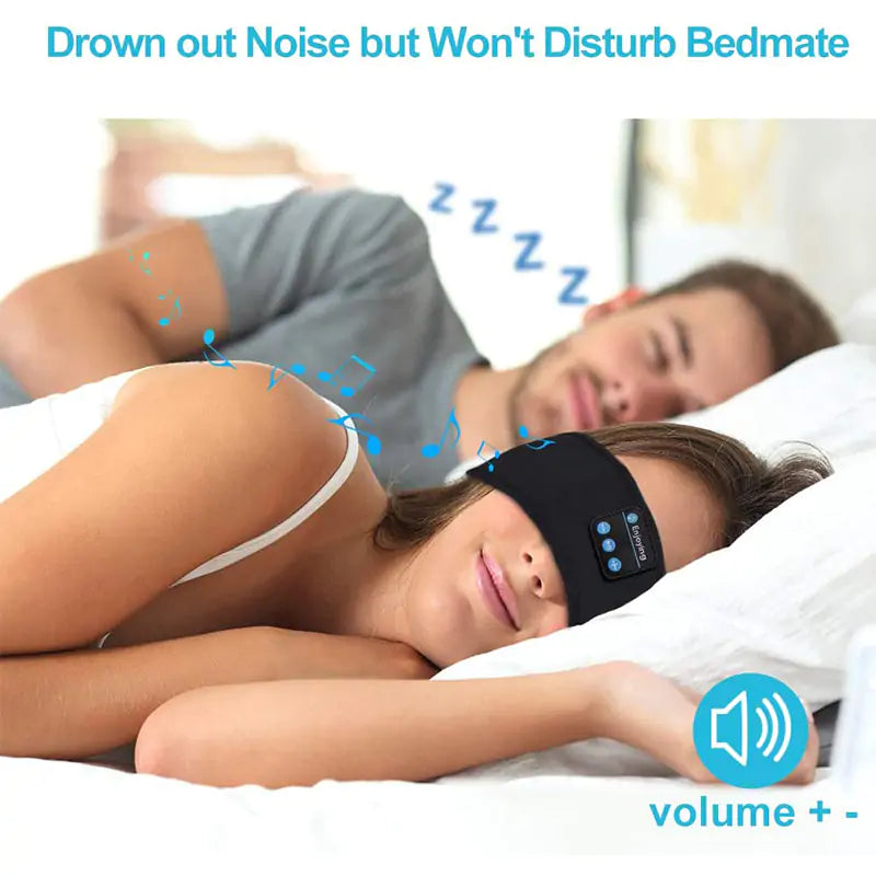 2-In-1 Bluetooth Running Headband and Sleep Mask Headphones