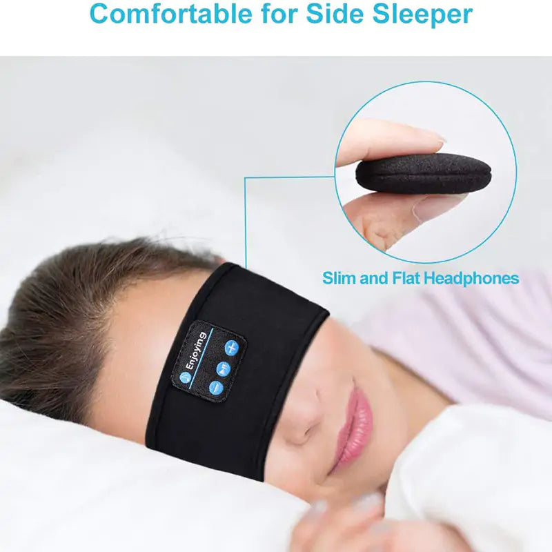 2-In-1 Bluetooth Running Headband and Sleep Mask Headphones