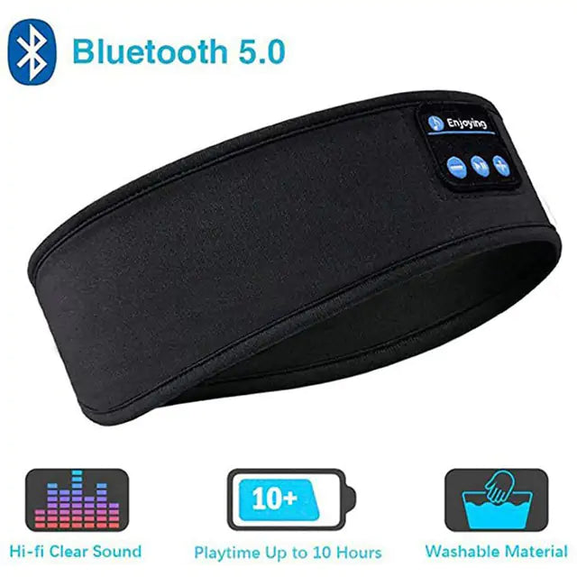 2-In-1 Bluetooth Running Headband and Sleep Mask Headphones