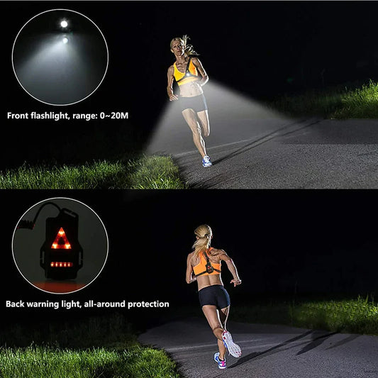 Rechargeable Waterproof Running LED Lights