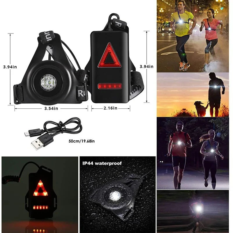 Rechargeable Waterproof Running LED Lights